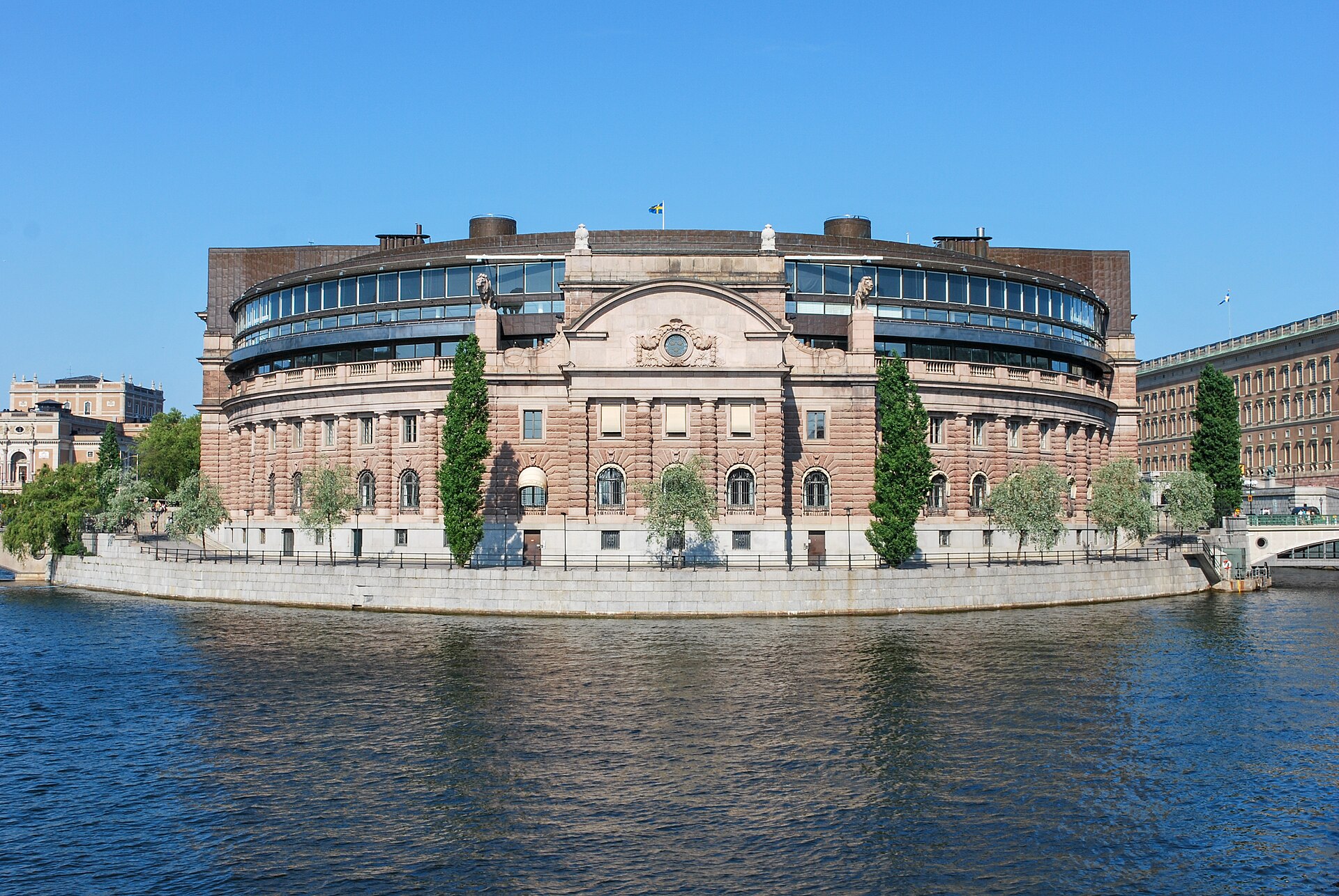 The Riksdag, Sweden's parliament, in Stockholm.