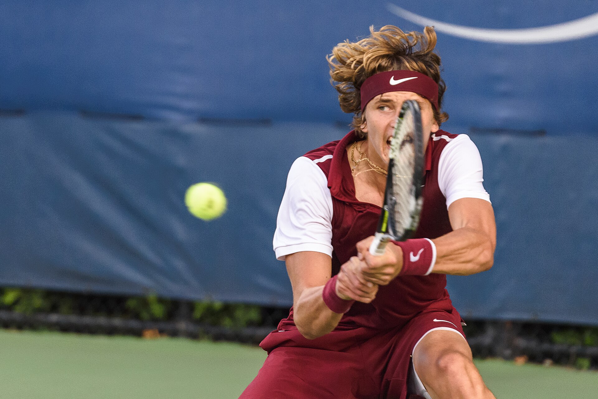 Alexander Zverev at the 2015 US Open