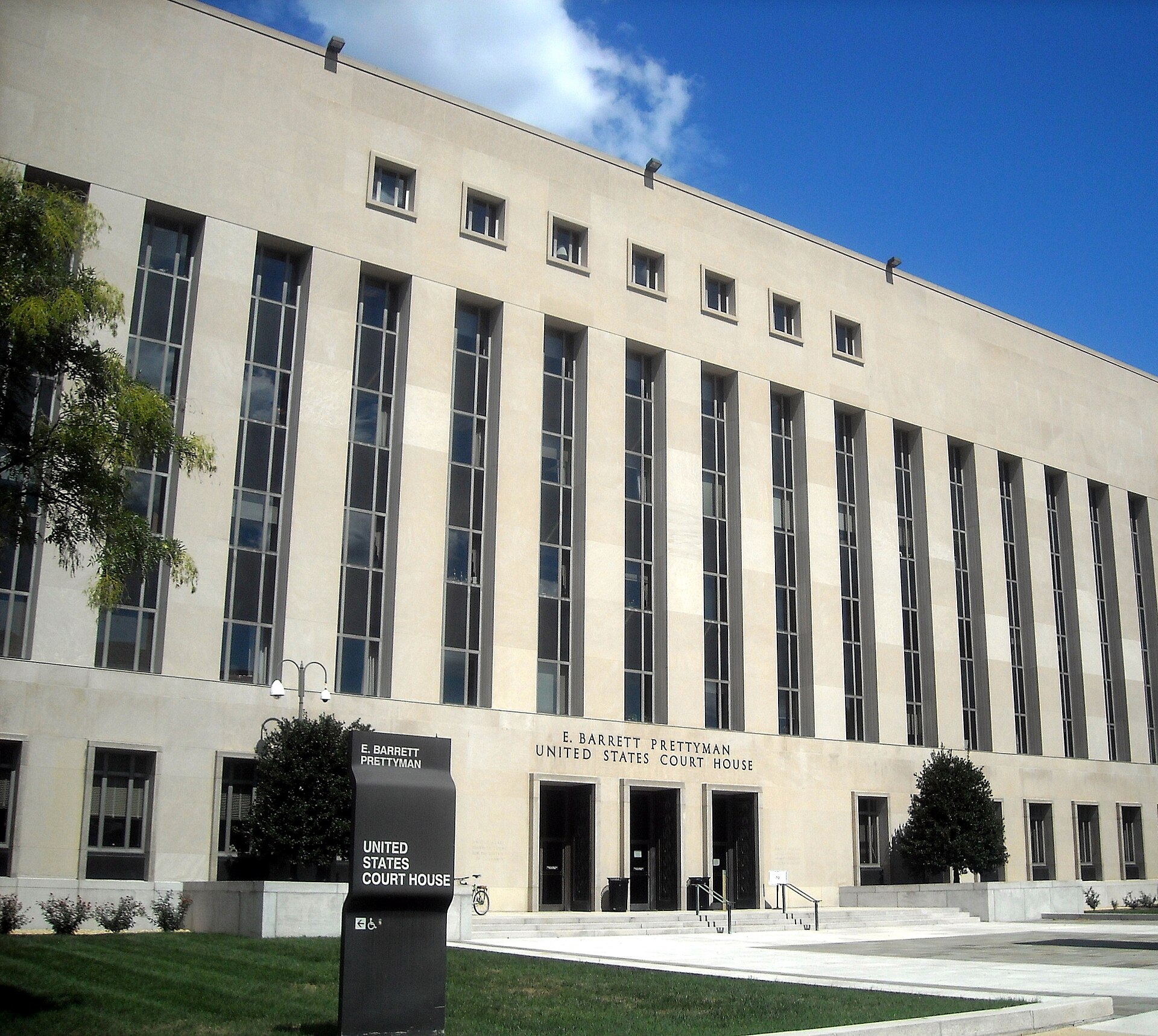The E. Barrett Prettyman United States Courthouse in Washington, D.C.