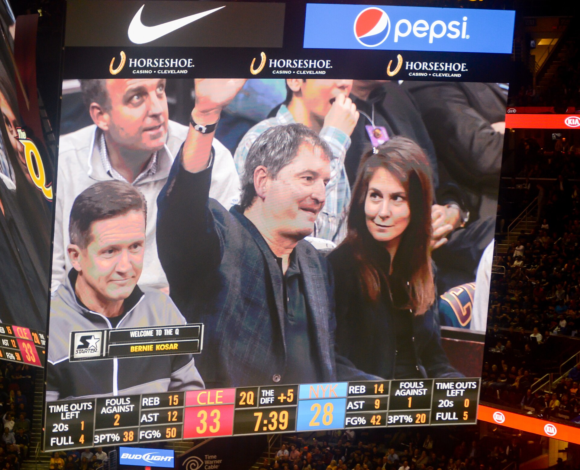 Bernie Kosar at Quicken Loans Arena