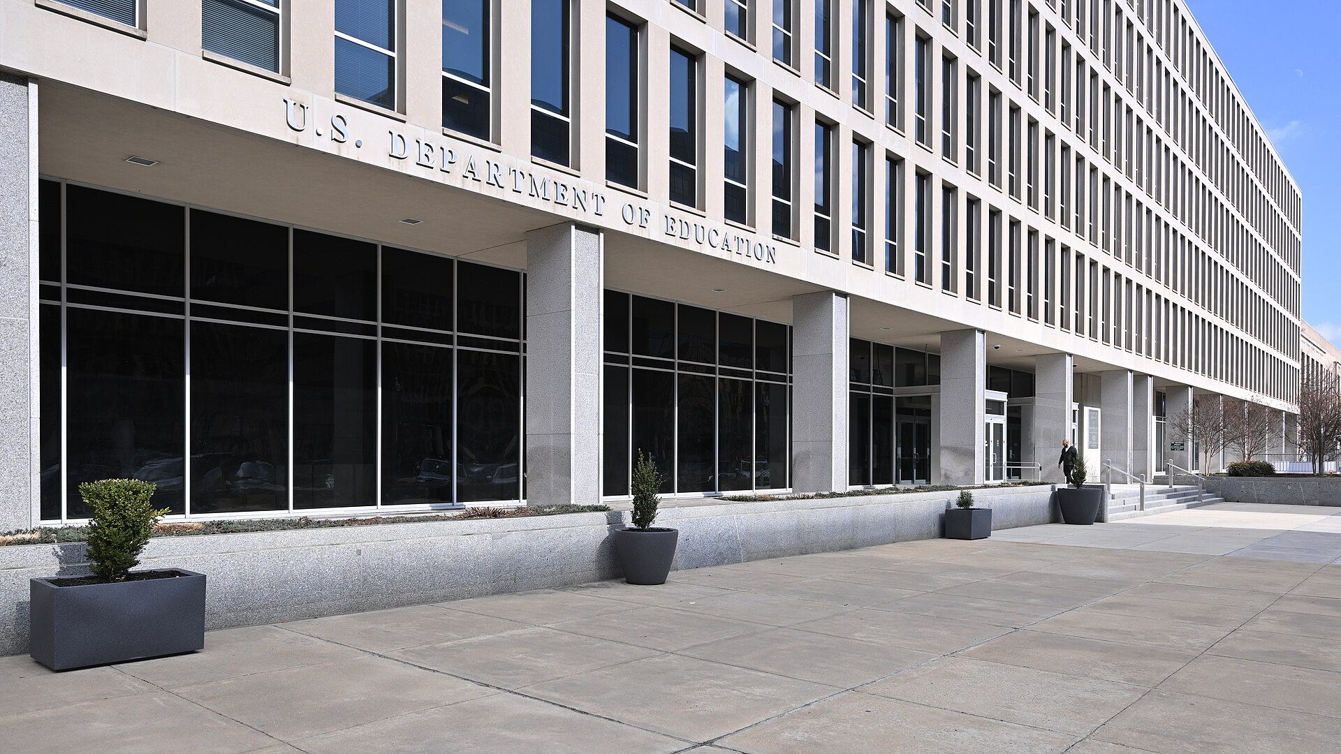 The U.S. Department of Education building in Washington, D.C.