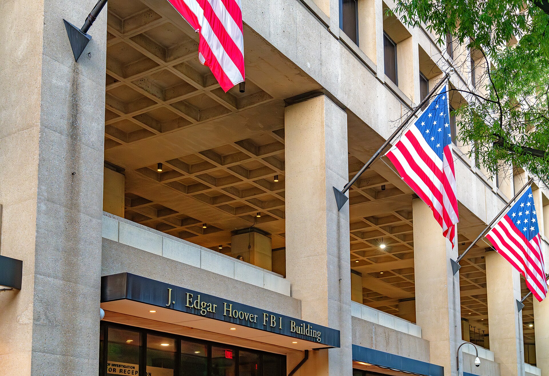 The J. Edgar Hoover Building, FBI headquarters in Washington.