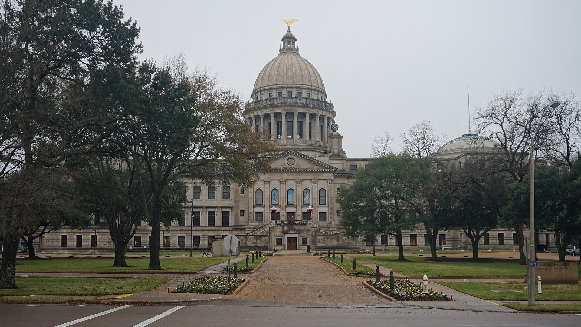 The Mississippi State Capitol in Jackson, where Gov. Tate Reeves announced the rural health grants.