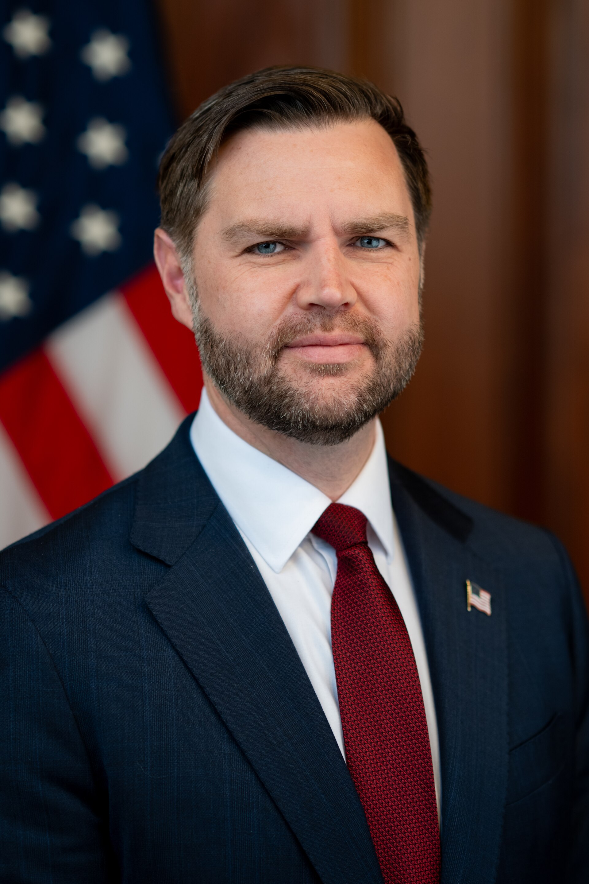 Official March 2026 portrait of Vice President JD Vance.