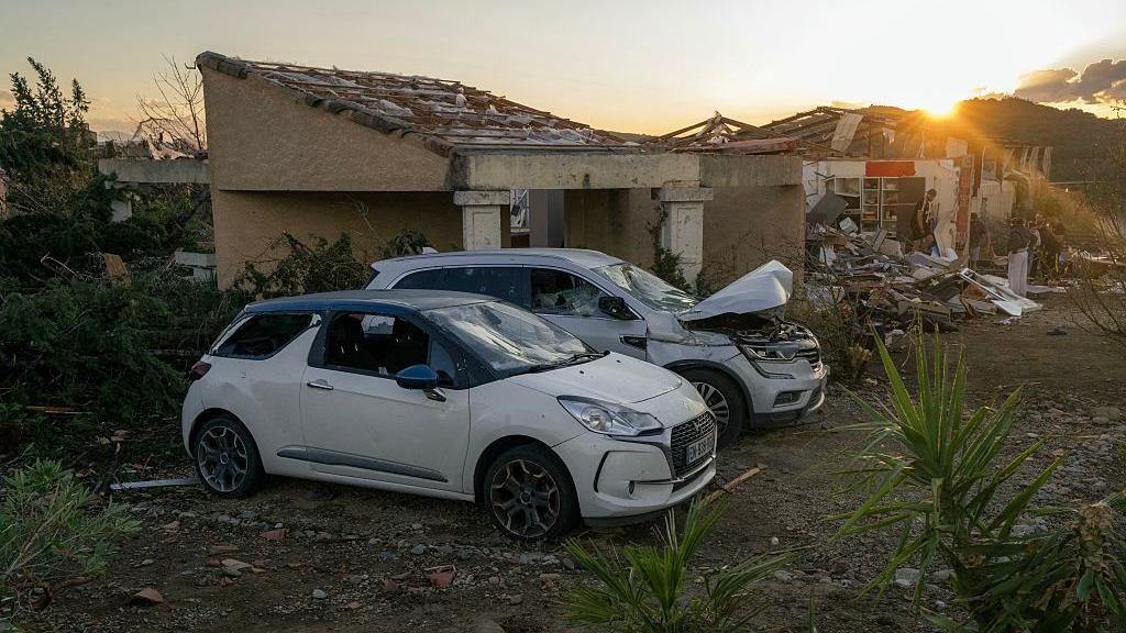 Tornado ravages French village of Pomas, injuring dozens and wrecking hundreds of homes